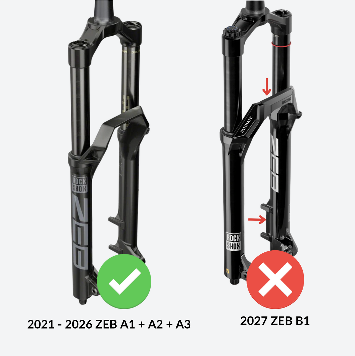 TopHat - RockShox ZEB A1 + A2 +A3, ZEB BASE